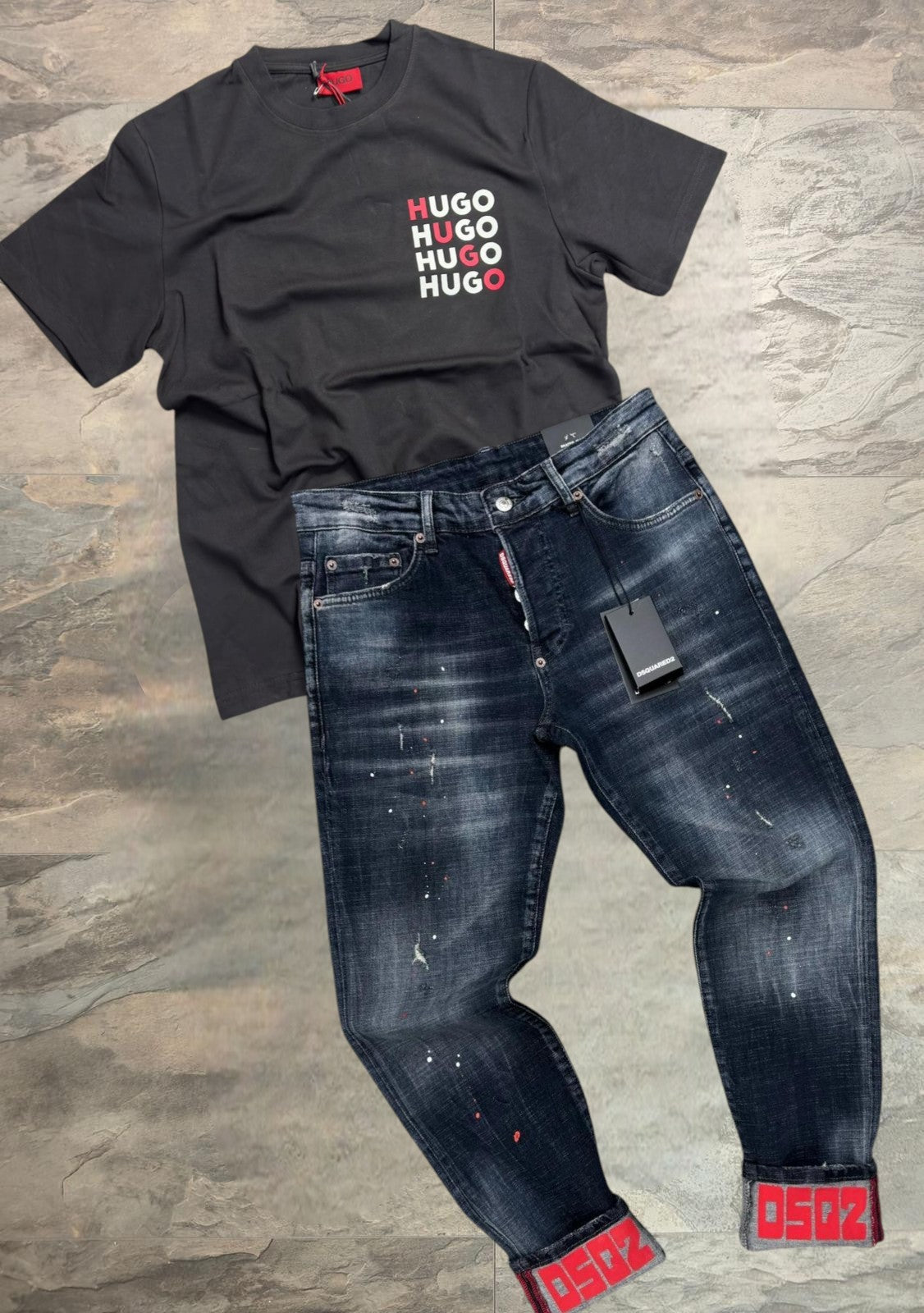 Дънки + тениска /Сет/