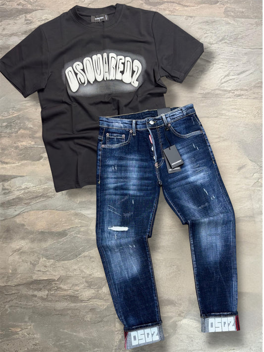 Дънки + тениска /Сет/ 3518