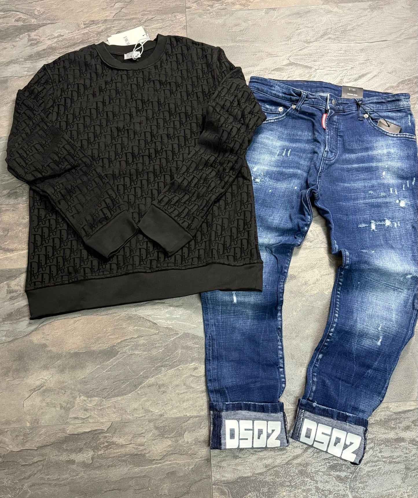 Дънки + Блуза /Сет/