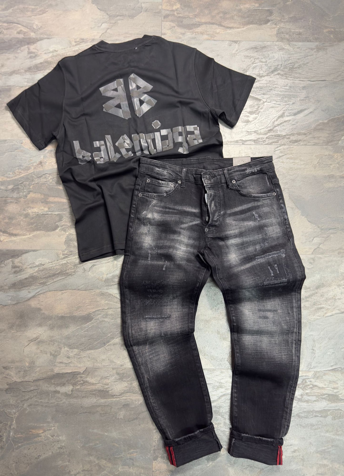 Дънки + тениска /Сет/