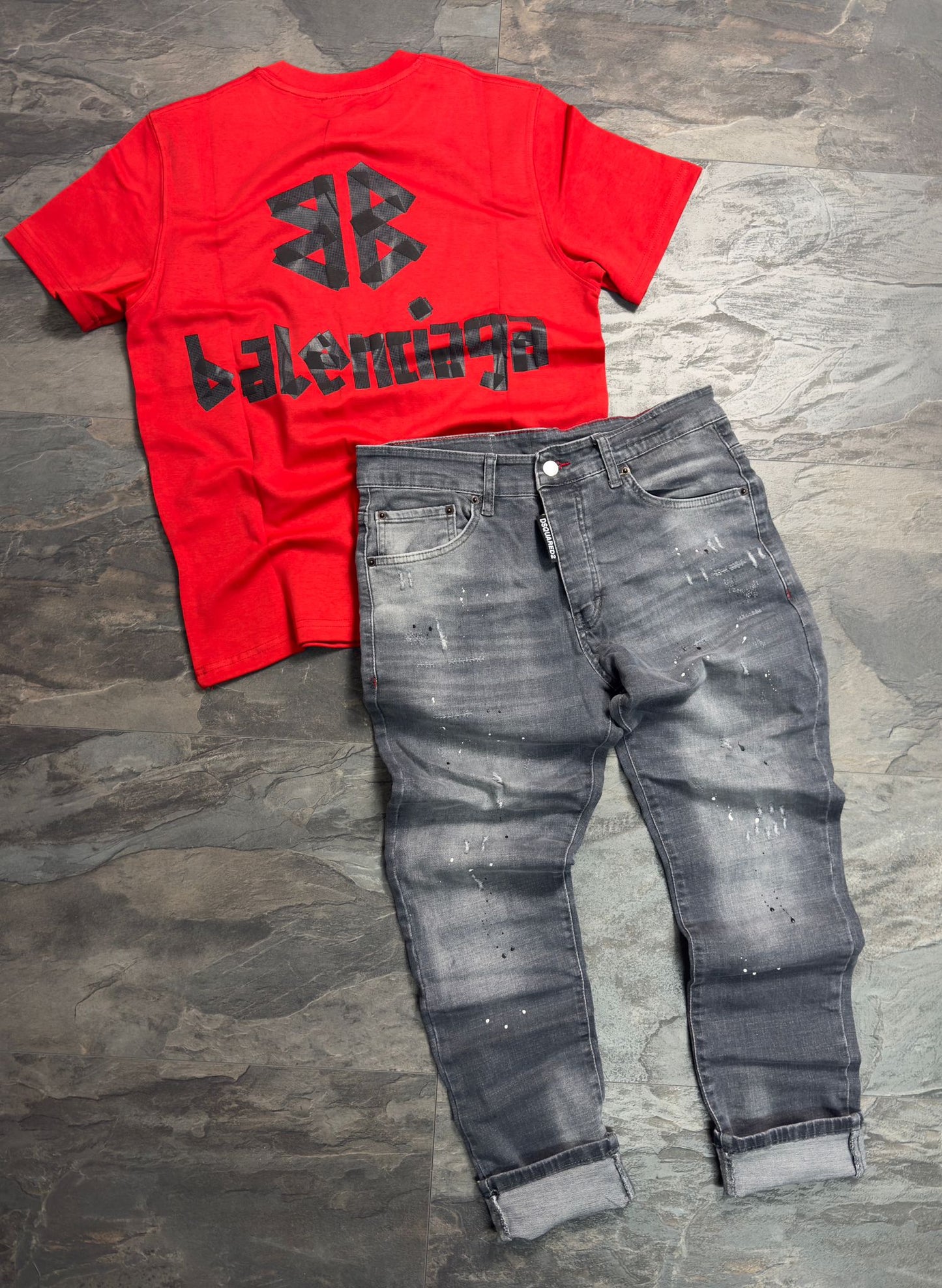 Дънки + тениска /Сет/