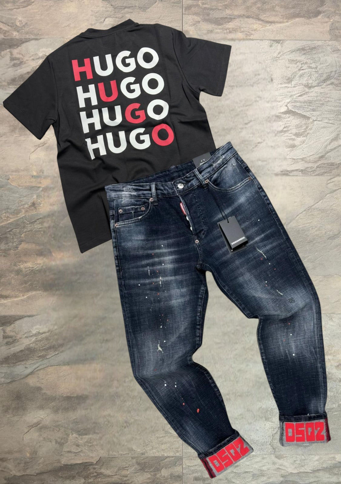 Дънки + тениска /Сет/