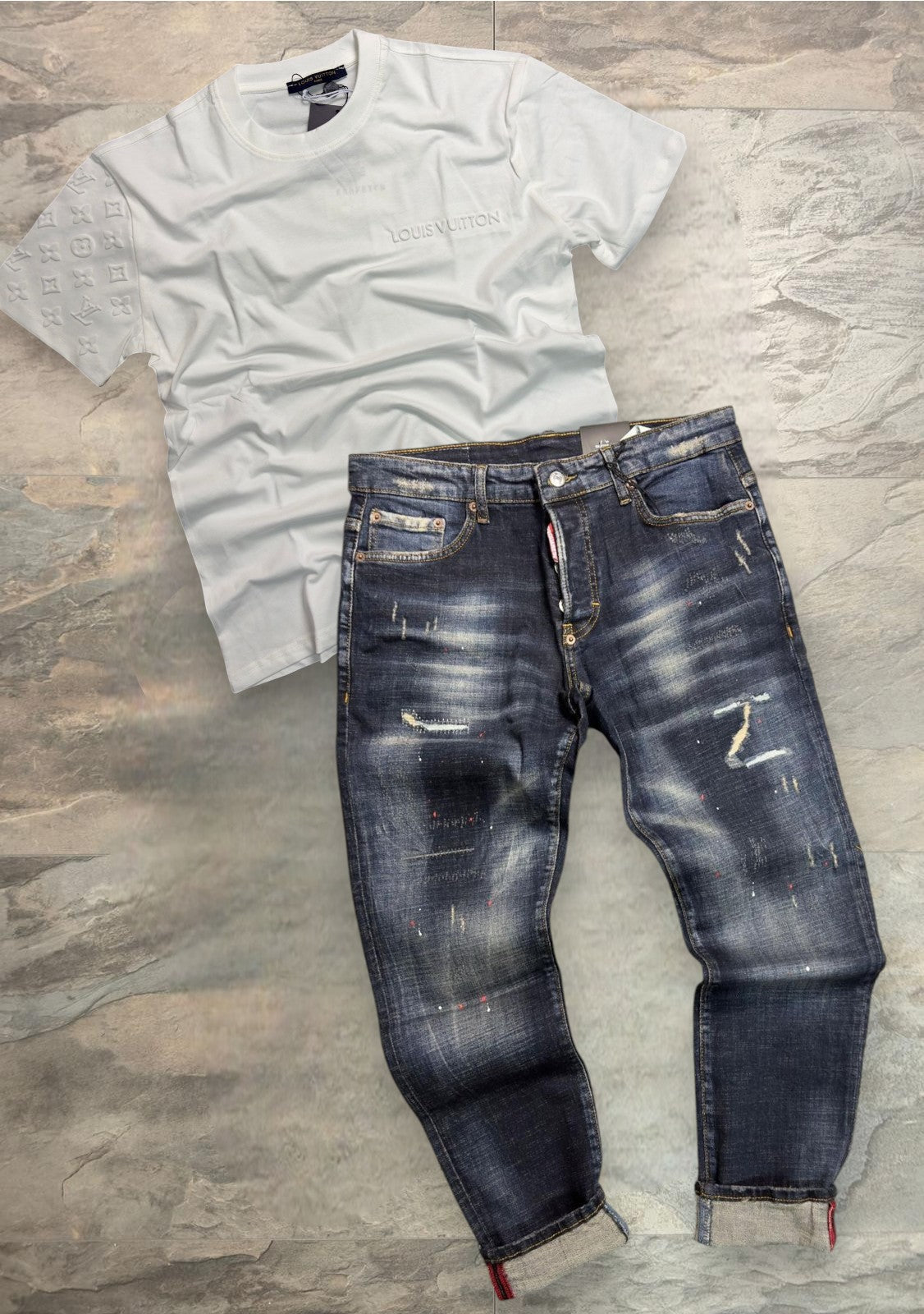 Дънки + тениска /Сет/ 0105