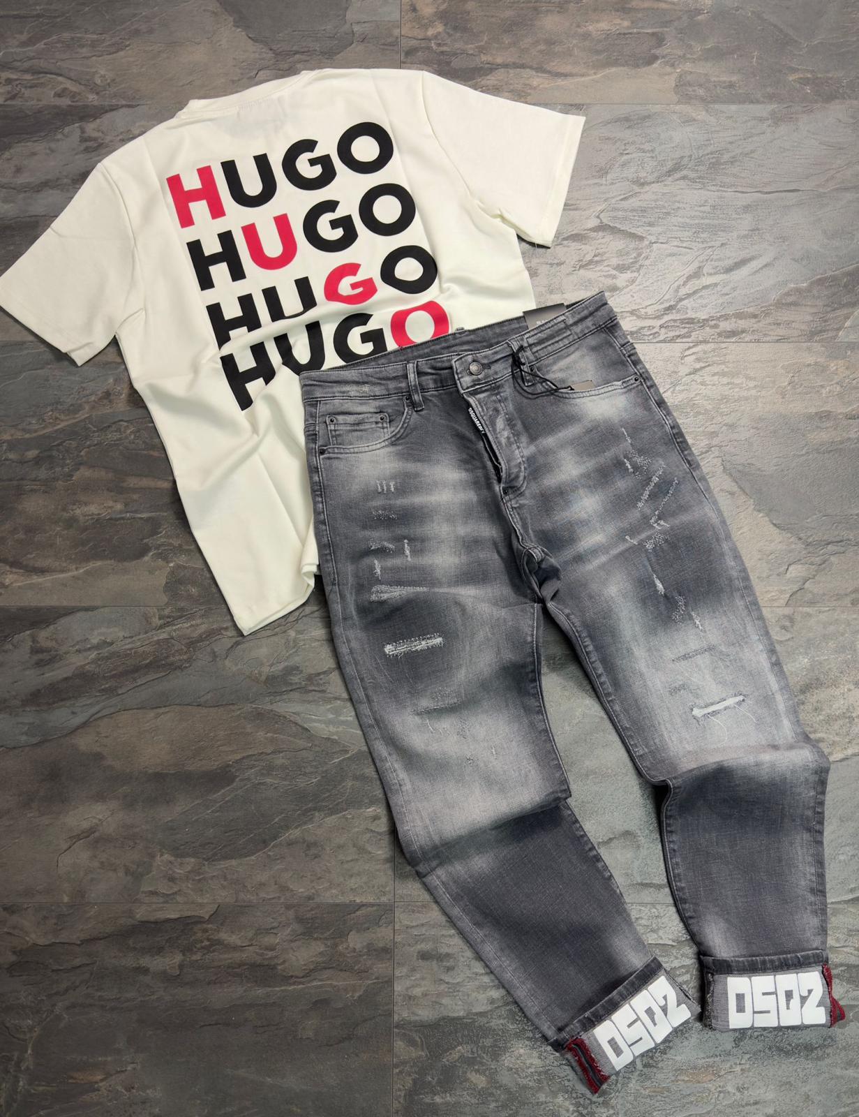 Дънки + тениска /Сет/