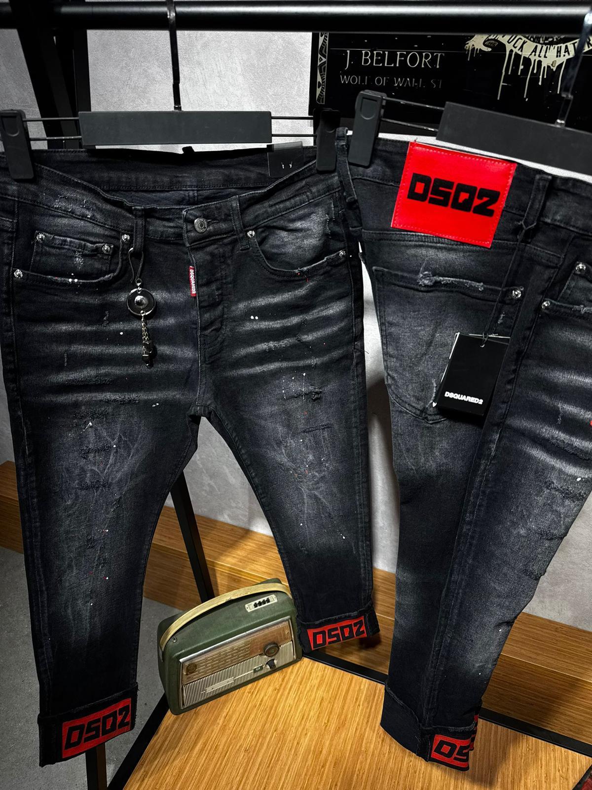 Дълги дънки DSQUARED2 red ediion 3252